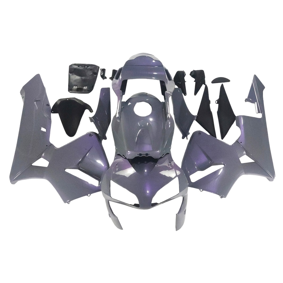 Fairings For Honda CBR600RR 2003 2004 ABS Body Kit Flowing Gray Purple Bodywork