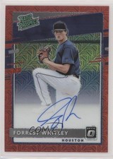 2020 Panini Donruss Optic Red Mojo Prizm 94/99 Forrest Whitley #RPS-FW Auto w5b