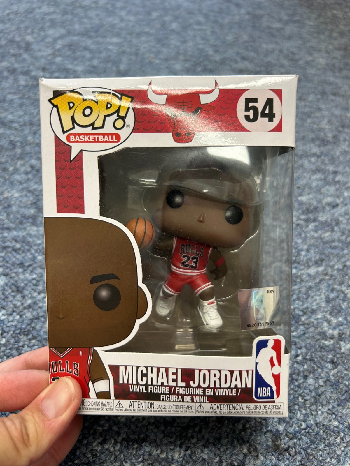 Funko POP! NBA Basketball- Michael Jordan Chicago Bulls  #54 (Free P+P)