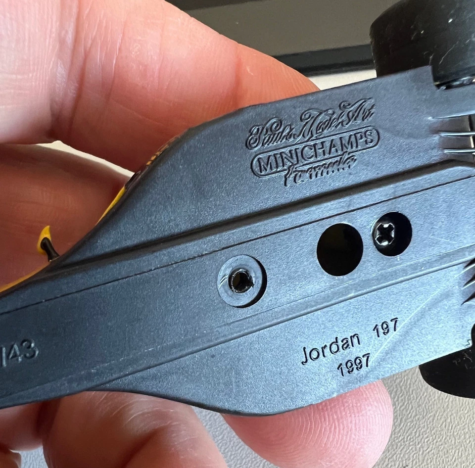 Jordan 197 Ralf Schumacher 1997 Minichamps Pauls Model Art (Zigarettenwerbung) - Bild 4 von 4