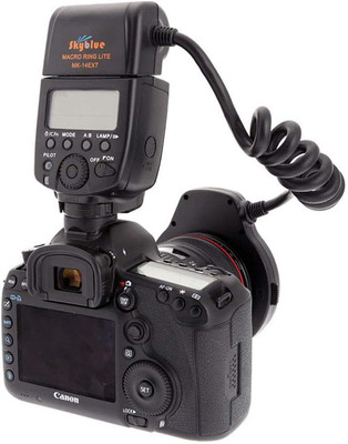 Meike MK-14EXT LED E-TTL Makro Ring Flash Für Canon 5D II III 6D 7D 60D 70D 700D