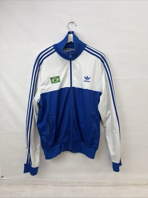 Adidas Originals Brazil Rio De Janeiro Blue Tracksuit Top Jacket