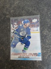 2019-20 Upper Deck Series 1 Young Guns Zack MacEwen YG RC Card# 244