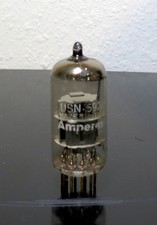RARE Amperex PQ 6922/E88CC Gold Pins tube 1960s - USA - Test NOS
