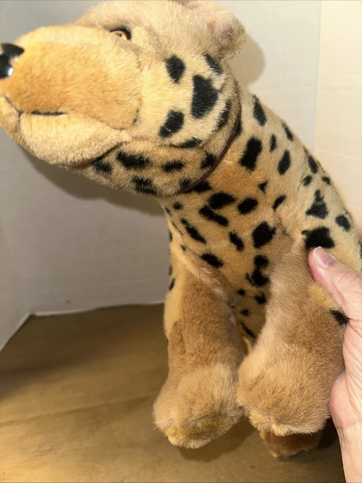 Fiesta Standing Hyena Plush 17” Stuffed Animal  Soft Toy Realistic - Image 2 of 4