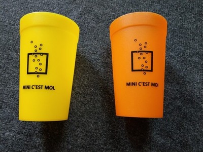 2x ORIGINAL MINI COOPER CLUBMAN TASSE BECHER CUP MUG TRINKGEFÄß MERCHANDISE NEU!