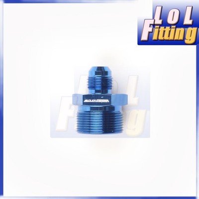 US SHIP -6AN AN6 JIC Male to 1 x 20UNF Straight Fuel Oil Fitting Adapter Blue