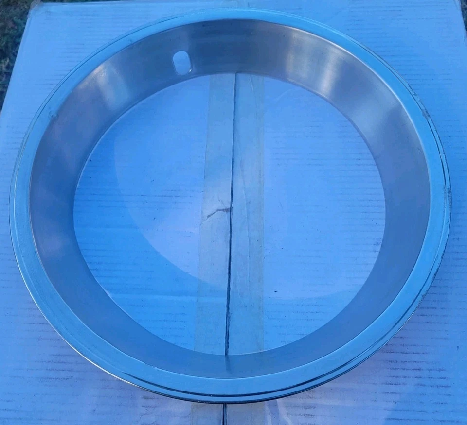 OEM DODGE 14" ANILLO DE AJUSTE (1) CARGADOR CHALLENGE CUDA 1970-74 USADO RAYADO CONDUCTOR Foto 2 de 4