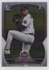 2023 Bowman Draft Chrome Refractor Wyatt Hudepohl #BDC-147 0b3