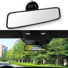 Rear View Mirror, Universal Thickened Anti-glare HD Car black 9.5 2.6 INCHES
