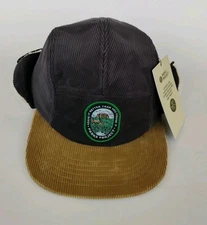 NWT Parks Project Flap Cap Leave It Better Than You Found It XS/S Brown/Graphite
