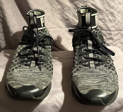 Puma Ignite 3 Evoknit Shoes Mens 10.5 Olive Night High Top Athletic Sneakers