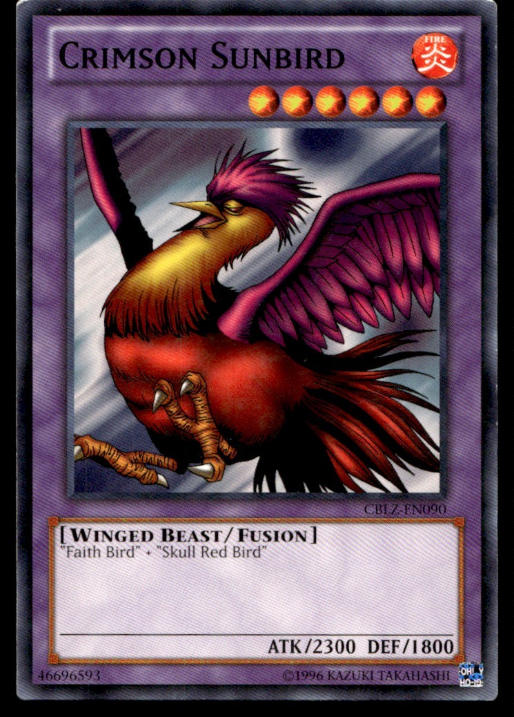 Crimson Sunbird Cosmo Blazer CBLZ-EN090 MP YuGiOh TCG 