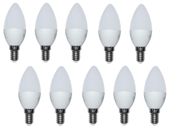 10 X Led GlüHlampe GlüHbirne Kerze E14 4W Ersatz FüR 25W 320Lm 3000K 230V-image