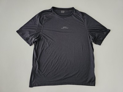QUECHUA Wandershirt Herren kurzarm Wandern - MH500 grau blau 2XL XXL T-Shirt