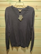 Daniel Cremieux Men's Signature Supima Pullover Sweater Size M Blue NWT 85