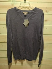 Daniel Cremieux Men's Signature Supima Pullover Sweater Size M Blue NWT $85