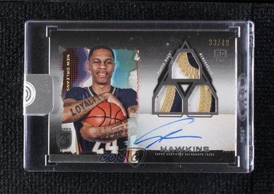 2023 Three 3 33/49 Jordan Hawkins (Horizontal) #111 RPA Rookie Patch Auto RC 3g8