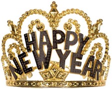 Plastic Happy New Year Tiara - Beistle