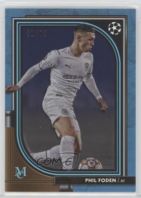 2021 Museum Collection UEFA Champions League Sapphire 51/75 Phil Foden #13 0q9m