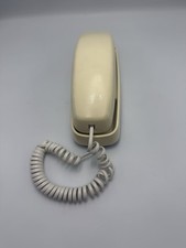 AT T Trimline 210 Corded Telephone Beige Push Button Desk/Wall Phone Untested