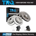 TRQ Brake Pad & Rotor Kit Ceramic Fits 2007-2017 Lexus LS460