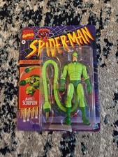 Marvel LEGENDS SPIDERMAN ANIMATED RETRO CLASSIC Marvel s SCORPION 6-in SEALED