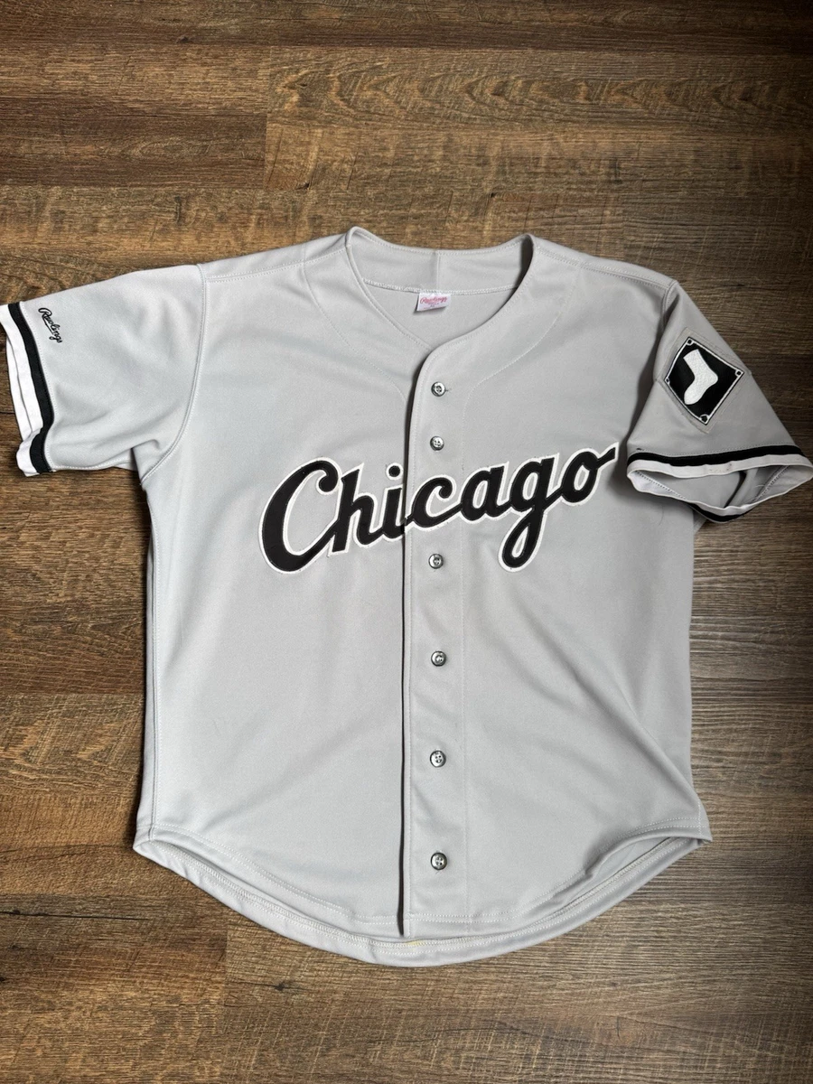 MLBのシカゴ・ホワイトソックスのベースボールシャツ　Rawlings製　レア MLBのシカゴ・ホワイトソックスのベースボールシャツ Rawlings製 レア