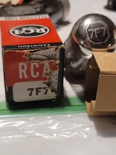 1 Vintage NOS RCA 7F7 Vacuum tube