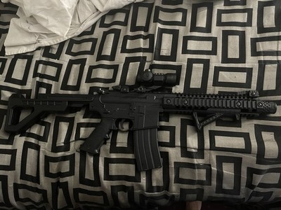 Full Auto SBR CO2-powered BB air rifle DPMS Panther Arms. Excellent Condition!