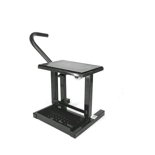Lève moto cross 160kg avec plateau caoutchouc pour atelier de réparation