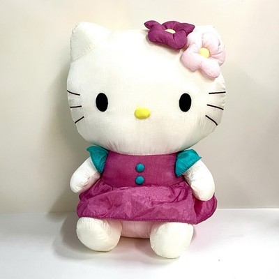 Hello Kitty Nakajima Hibiscus Hawaiian Dress Plush Sanrio 12in 2006 Y2K