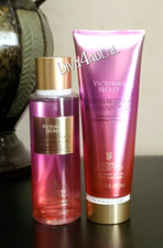Victoria  s Secret STRAWBERRIES  CHAMPAGNE 2PC Mist  Lotion Set