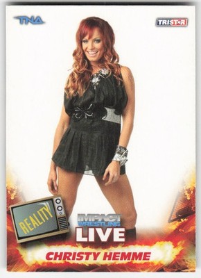 2013 TriStar TNA Impact Live Christy Hemme #25