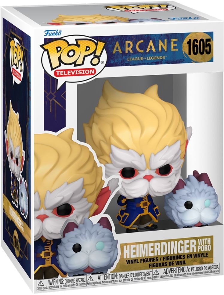 Gadget - Arcane League Of Legends: Funko Pop! Television - Heimerdinger with Por