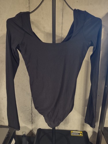 Smoothez By Aerie - Women's LS Bodysuit - Black - Medium