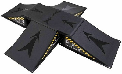 Hudora - Skater Rampen Set 5-teilig - Rampenset für Skateboard Skaterrampe