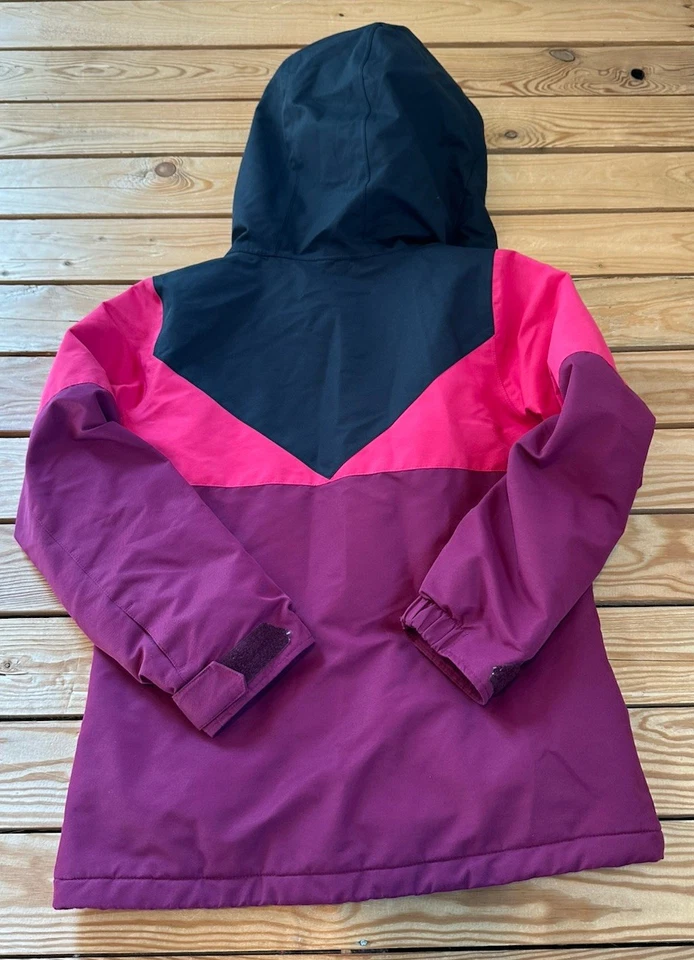 Volcom Niña Cremallera Completa Capucha Abrigo Esquí Chaqueta Talla L (12 Años) Rosa Rtr Foto 2 de 4