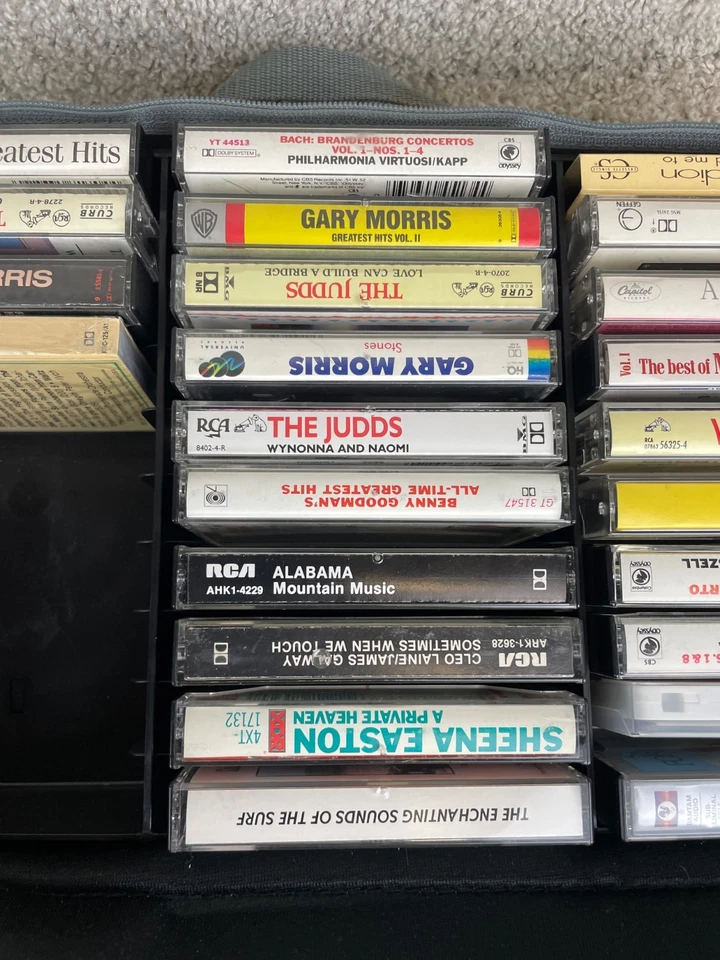 Lot 24 Various Artists Cassette Tapes with Coast Storage Bag - Image 4 of 4