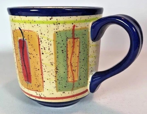 Pfaltzgraff Sedona Hand Painted Stoneware Coffee Mug / Soup Cup Large - Picture 2 of 11
