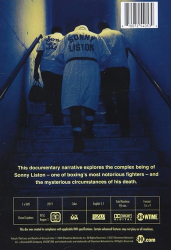 Pariah: the Lives and Deaths of Sonny Liston (DVD, 2019) for sale