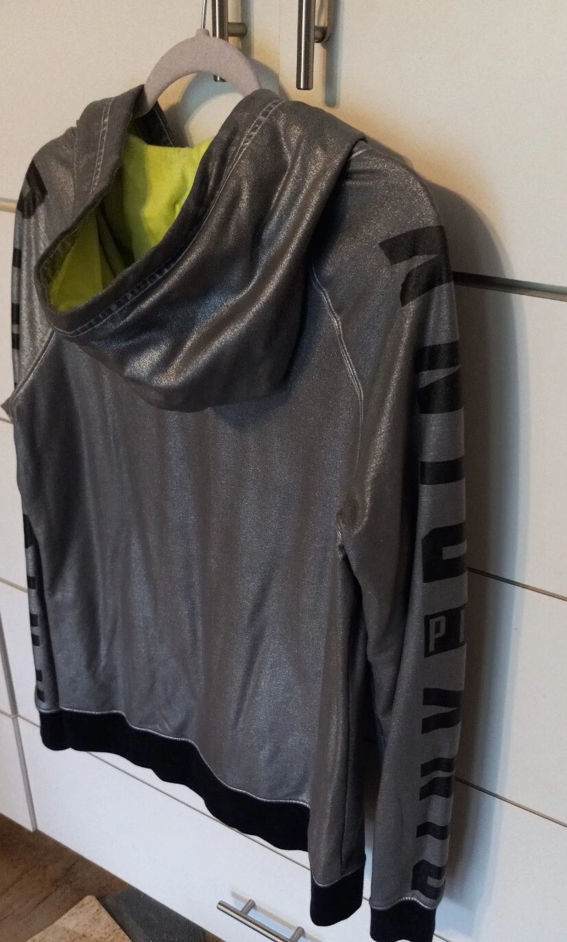 UNDERCOVER Nuovo con etichetta! Giacca con cappuccio Victoria's Secret rosa sfilata di moda GRIGIO taglia M