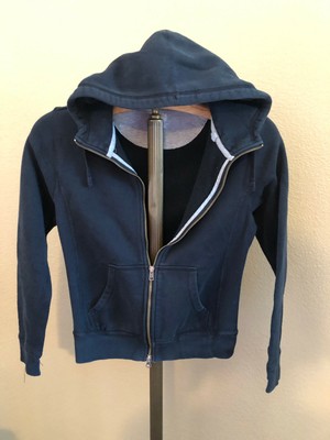navy blue NIKE THE ATHLETIC DEPT zip up hoodie sweatshirt jacket size small | eBay