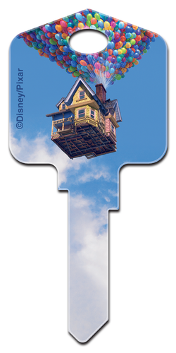 Super CUTE  DISNEY PIXAR MOVIE UP "UP" House Key Blank for Kwikset KW1 KW10 KW11 - Picture 2 of 2