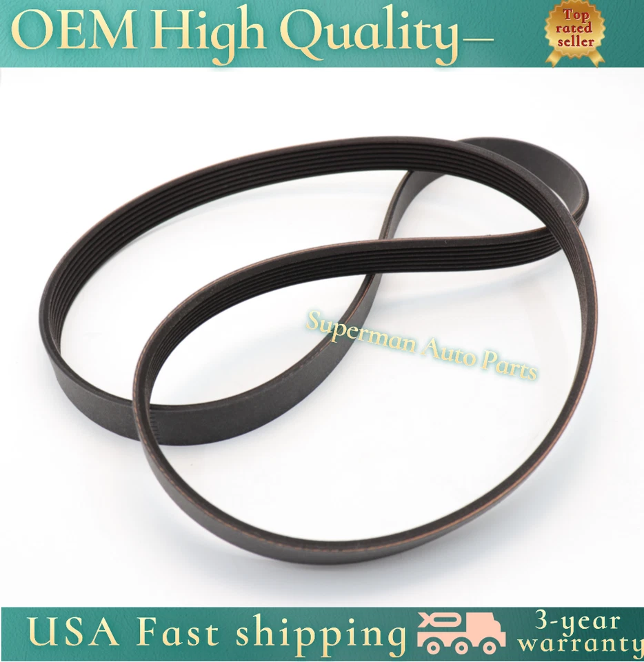 Correia de transmissão Serpentine fabricante de equipamento original 56992-REZ-A01 para 2010-2011 Honda CR-V 2.4L - Imagem 2 de 4