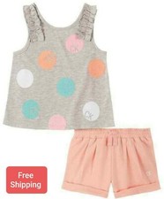New Calvin Klein Kids' 2-piece Set Gray Pink Girls Choose Size Free Shipping