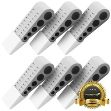 6x All Floor Type Heavy Duty Large Wide Door Stopper Wedge Safe Non-Toxic Rubber