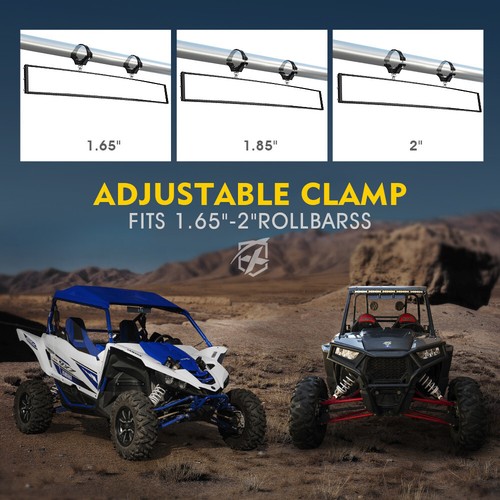 Juego de espejos retrovisores centrales y laterales convexos UTV para Polaris RZR 900 XP1000 Ranger - Imagen 17 de 17