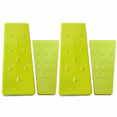 5.5'' 2Pk and 8'' 2Pk Tree Felling Wedge Logging Bucking Falling (Green)