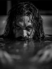 V8270 Jason Momoa Aqua Wet Hot Sexy Portrait Rare Actor BW WALL POSTER PRINT